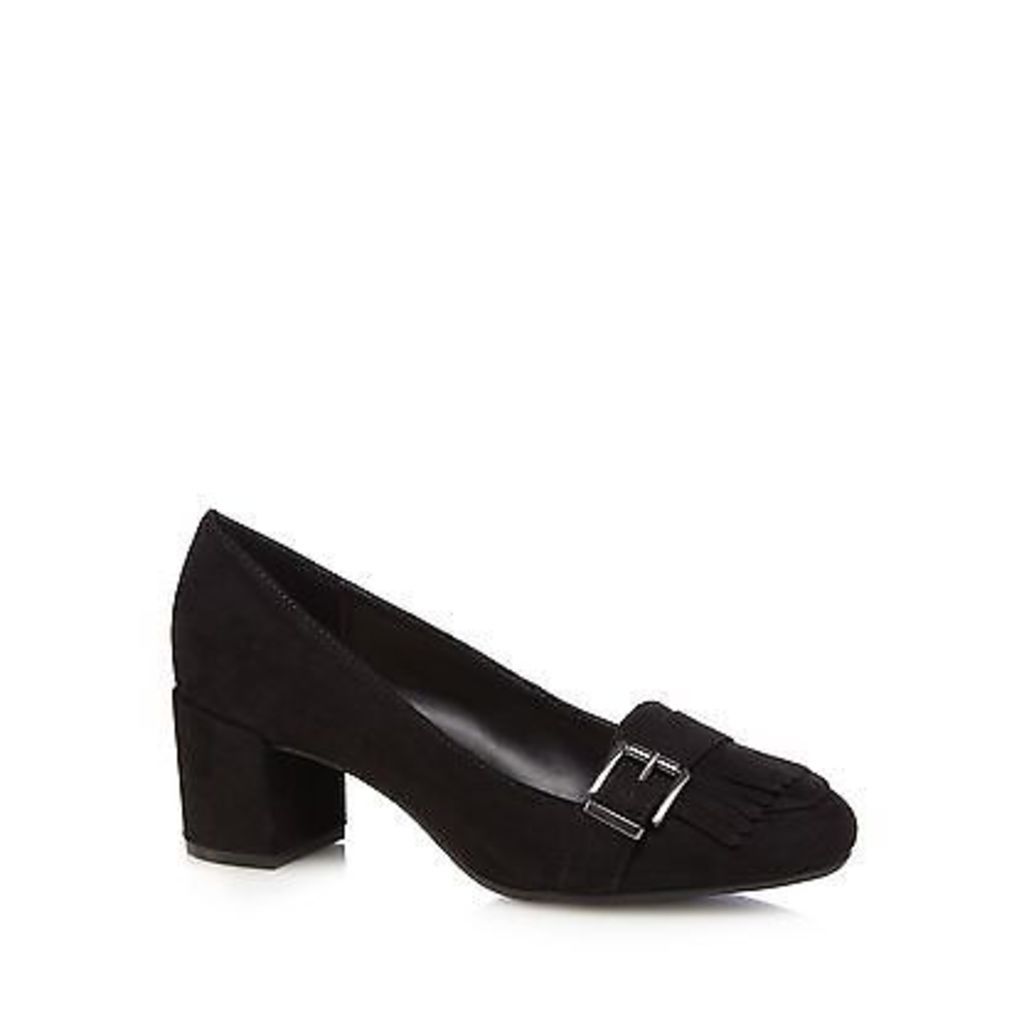 The Collection Black Mid Block Heel Court Shoes From Debenhams