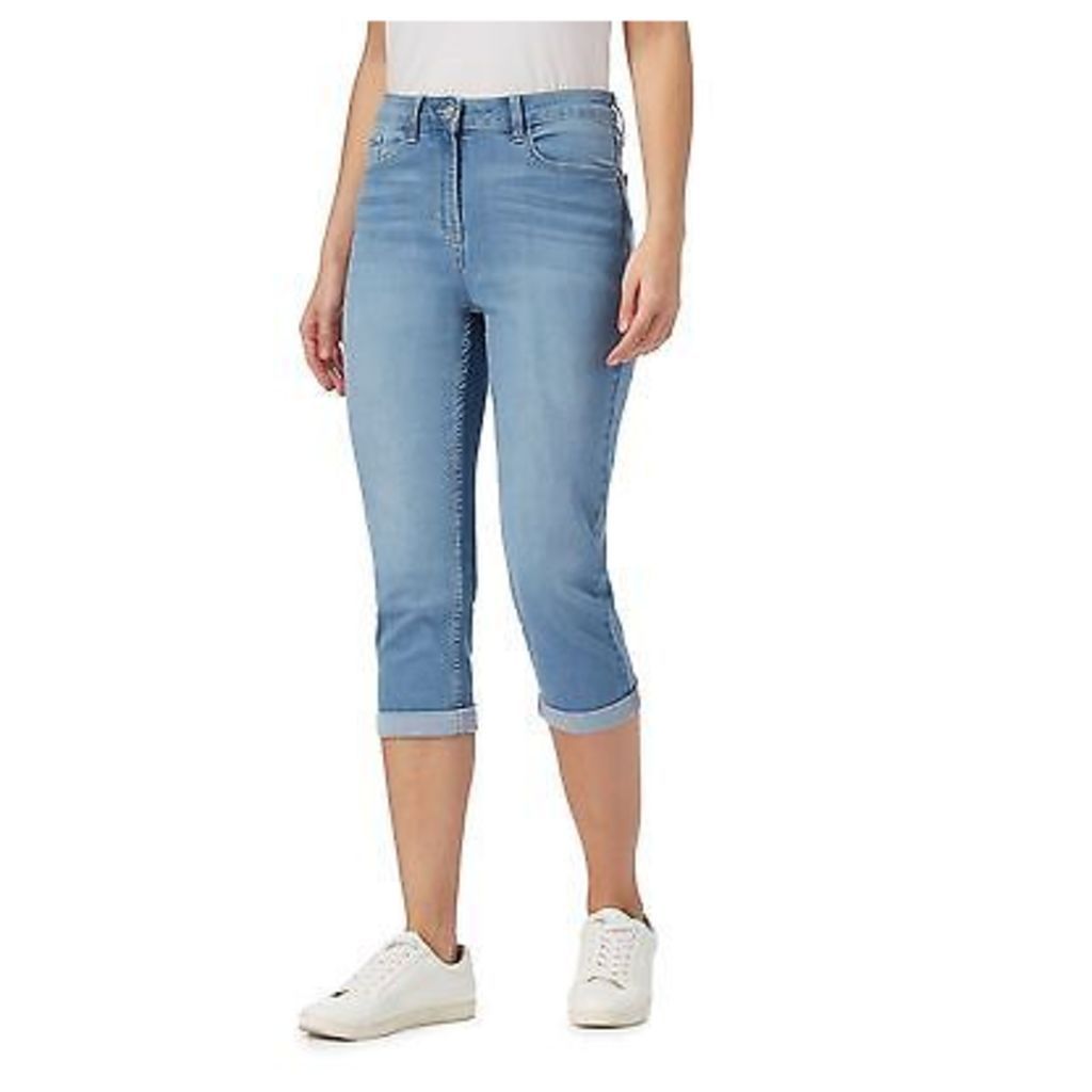 The Collection Womens Light Blue Cropped Jeggings From Debenhams