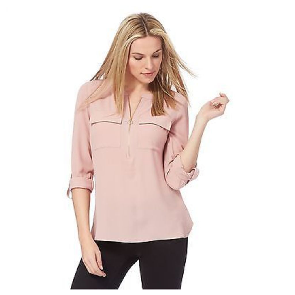 The Collection Womens Pink Zipped Top From Debenhams