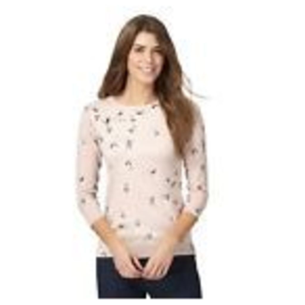 The Collection Womens Light Pink Floral Print Jumper From Debenhams 22