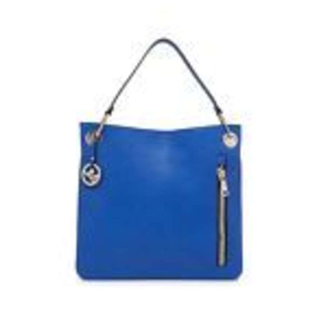 Star By Julien Macdonald Womens Blue Zip Detail Shoulder Bag From Debenhams