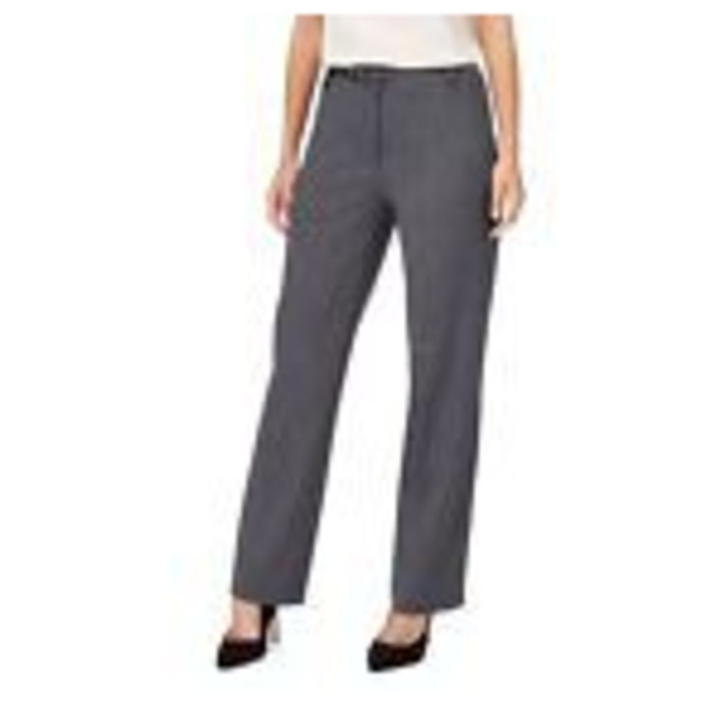 The Collection Womens Grey Textured Straight Leg Suit Trousers From Debenhams
