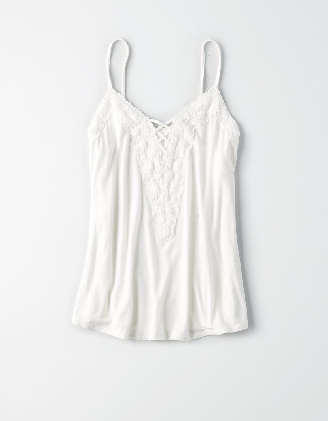 AE SOFT & SEXY LACE UP SWING TANK
