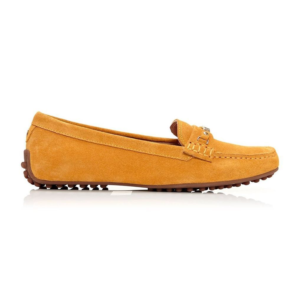 Moda in Pelle Emarli Yellow Flat Casual Shoes