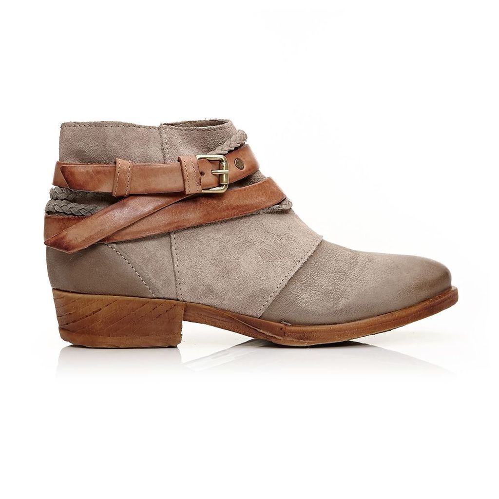Moda in Pelle Crysi Grey Low Casual Short Boots
