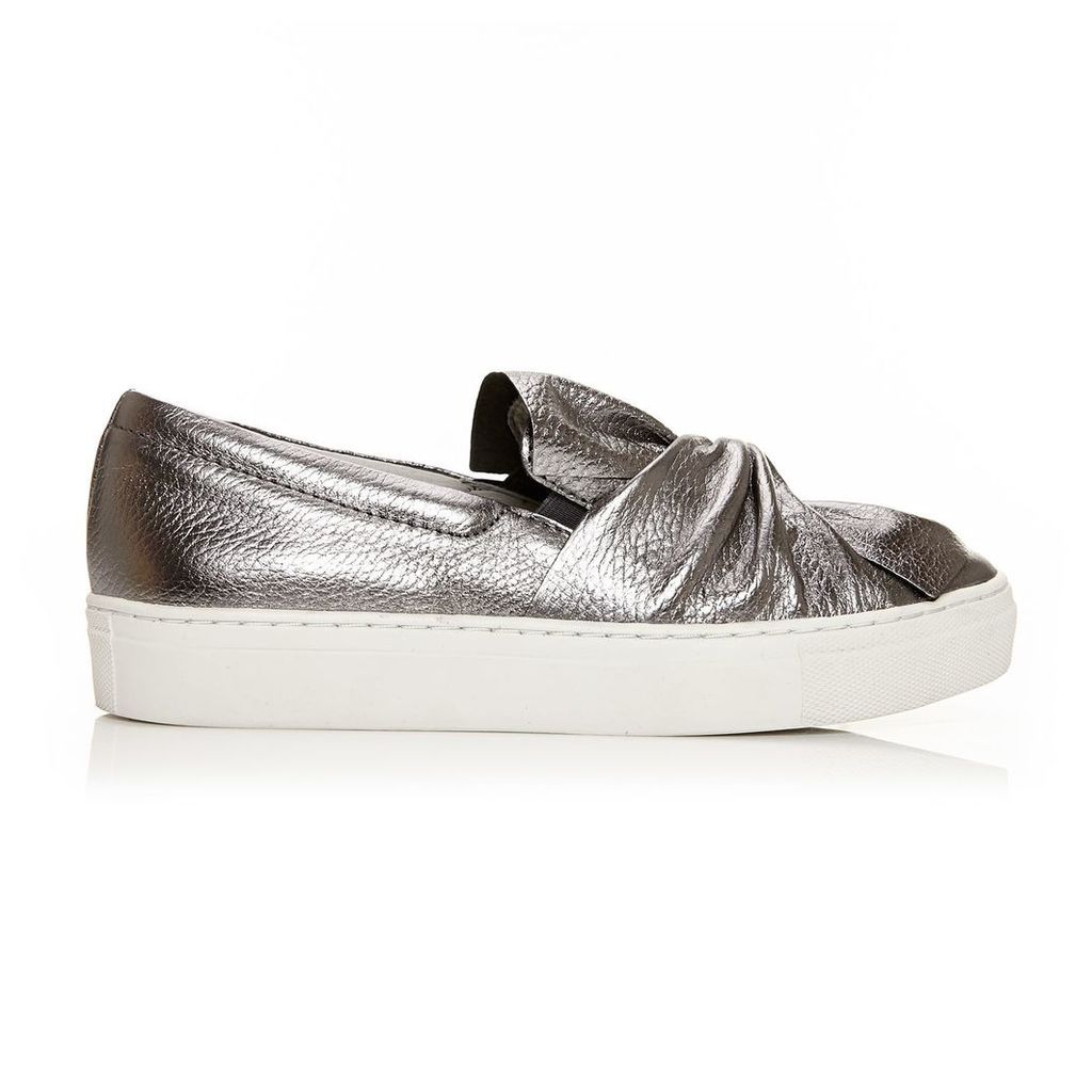 Moda in Pelle Annie Pewter Low Leisure Shoes