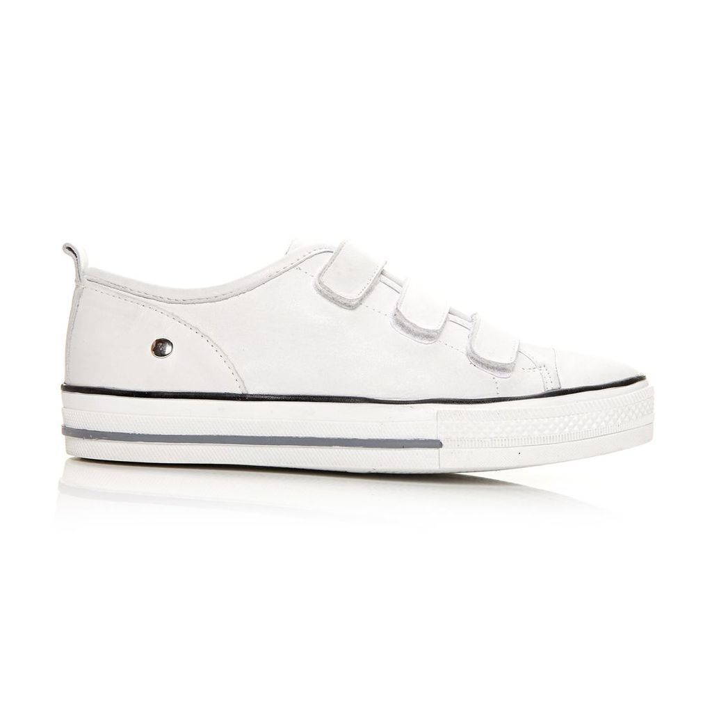 Moda in Pelle Adorie White Low Leisure Shoes
