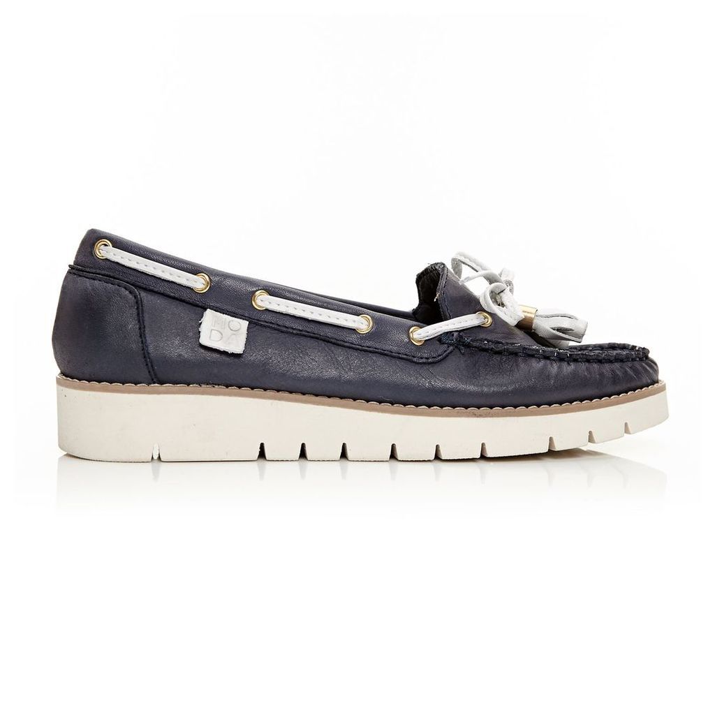Moda in Pelle Aledos Navy Low Casual Shoes