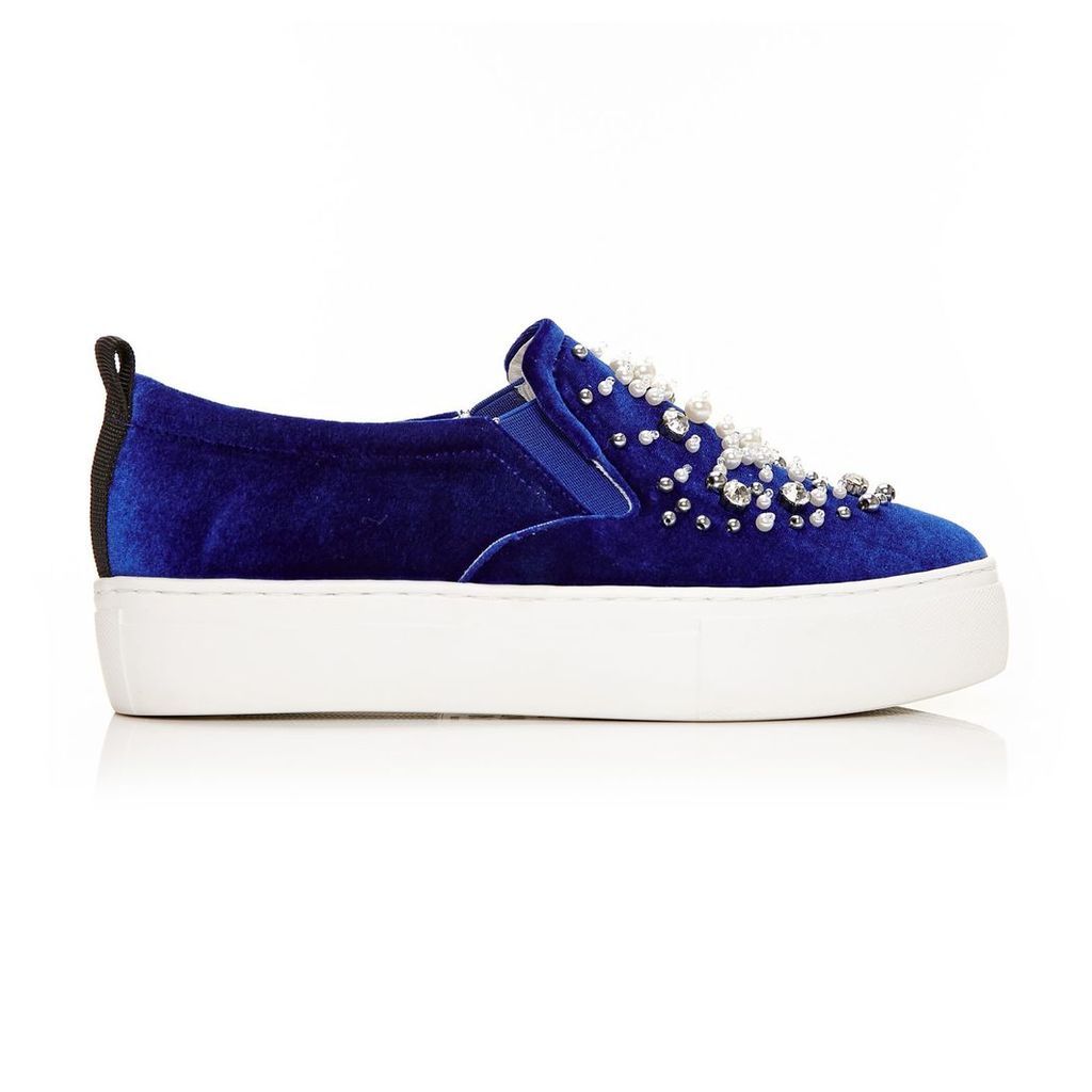 Moda in Pelle Andrie Navy Low Leisure Shoes