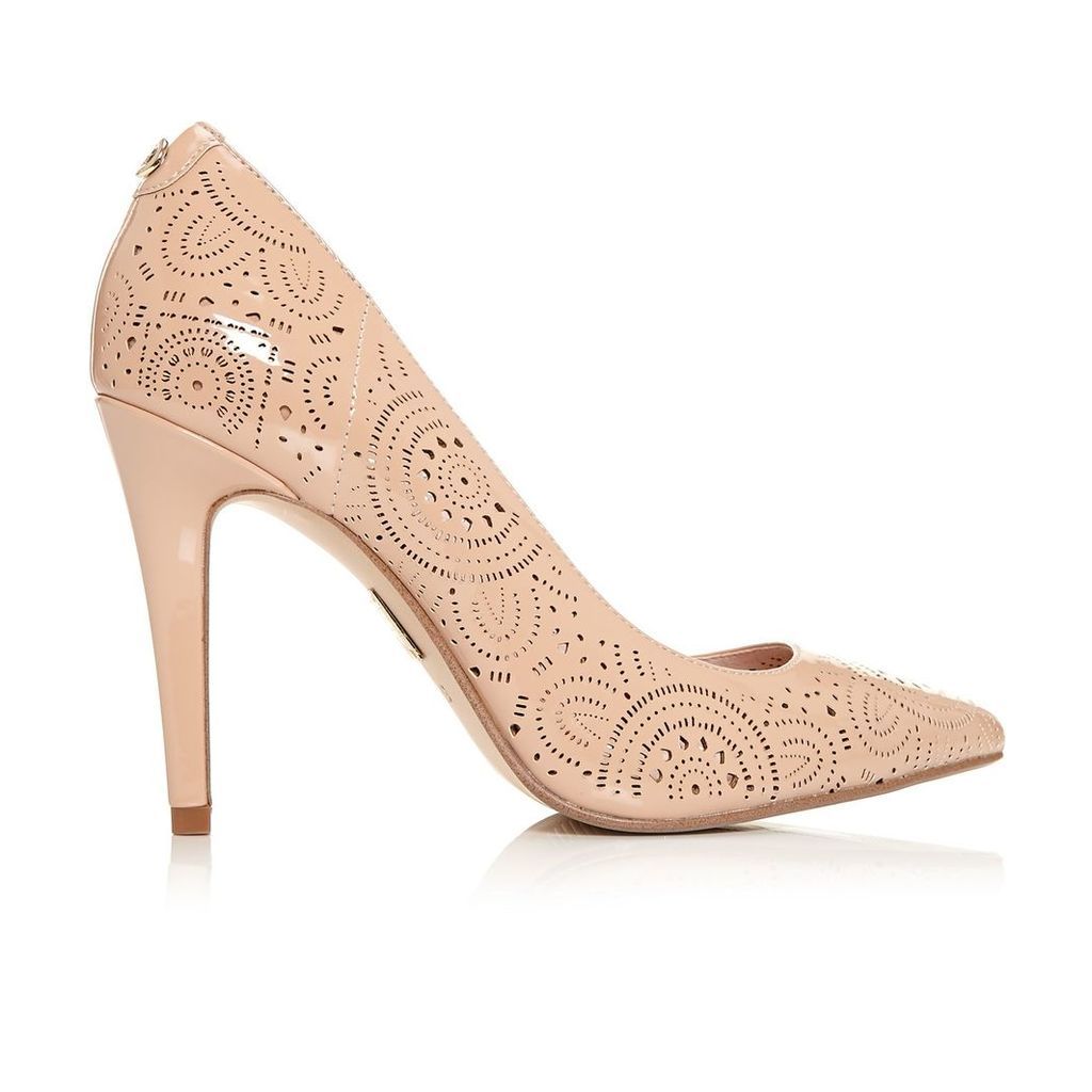 Moda in Pelle Caiella Nude High Smart Shoes