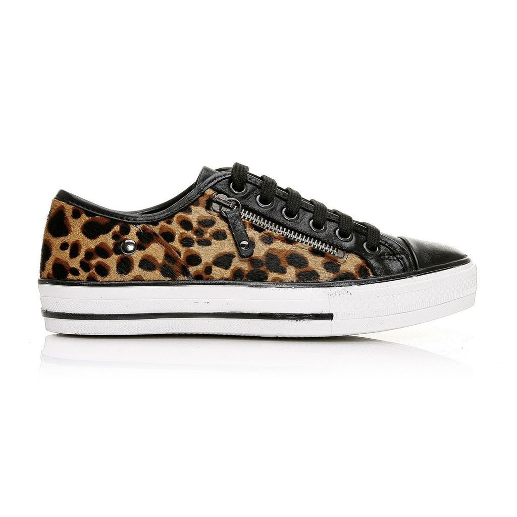 Moda in Pelle Fianntas Leopard Low Leisure Shoes