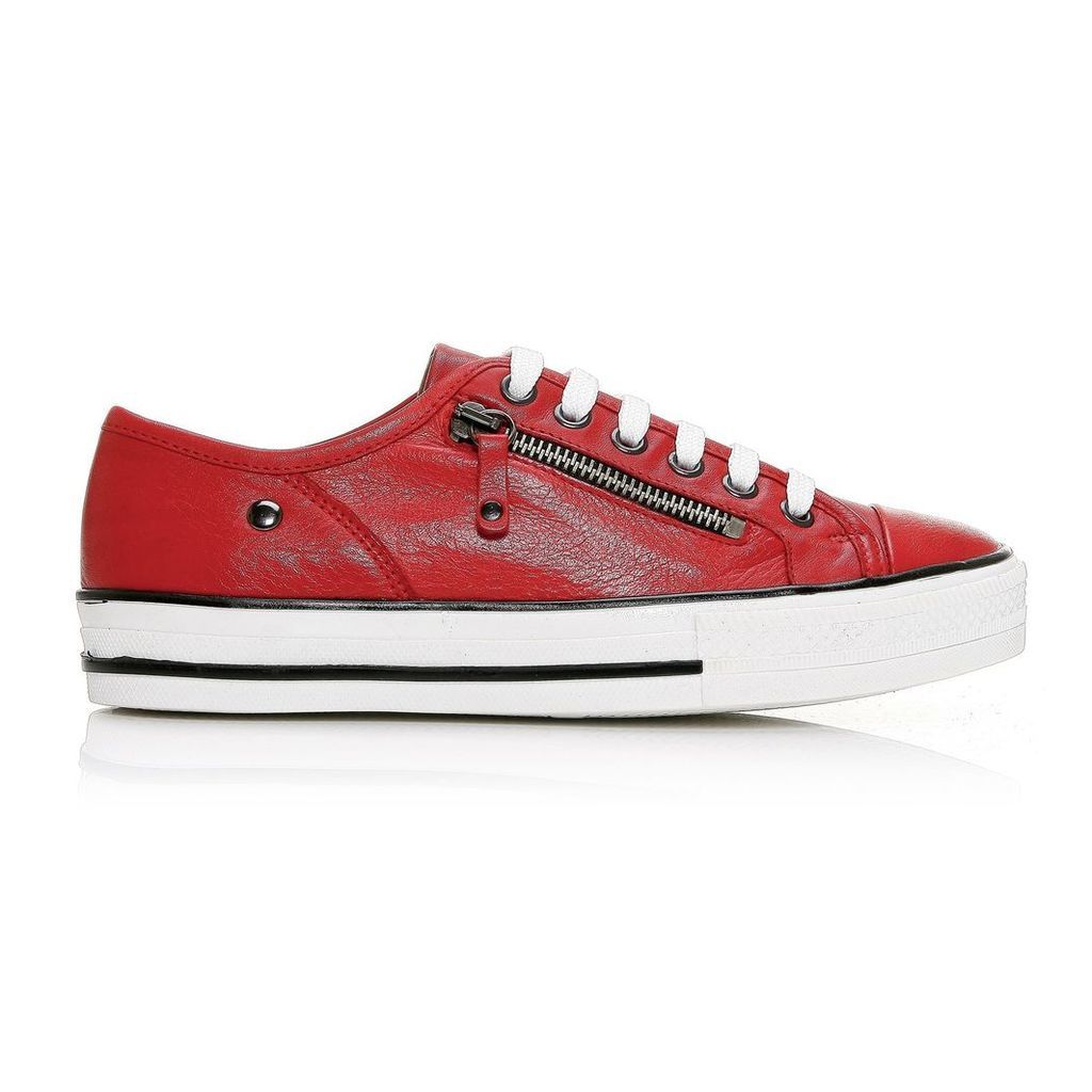 Moda in Pelle Fianntas Red Low Leisure Shoes