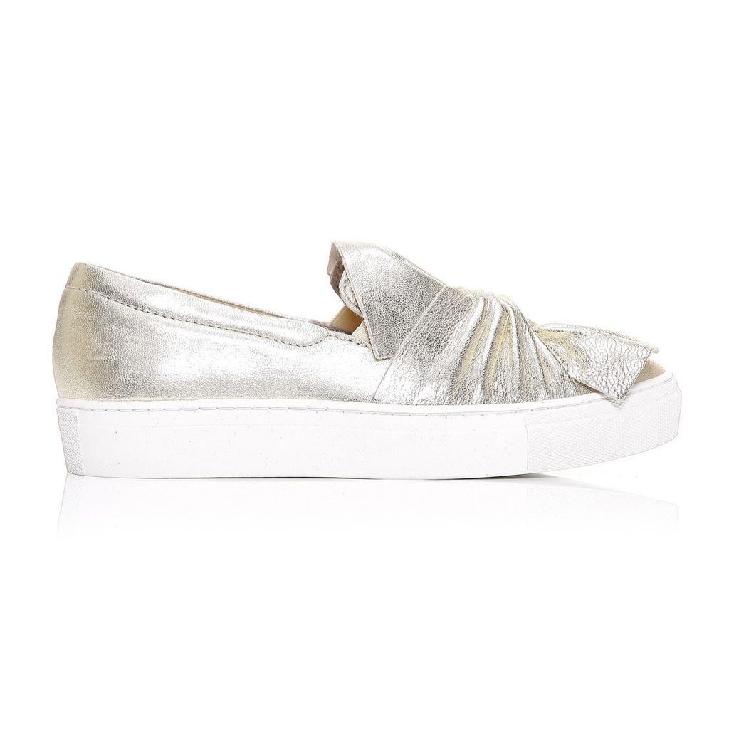 Moda in Pelle Annie Champagne Low Leisure Shoes