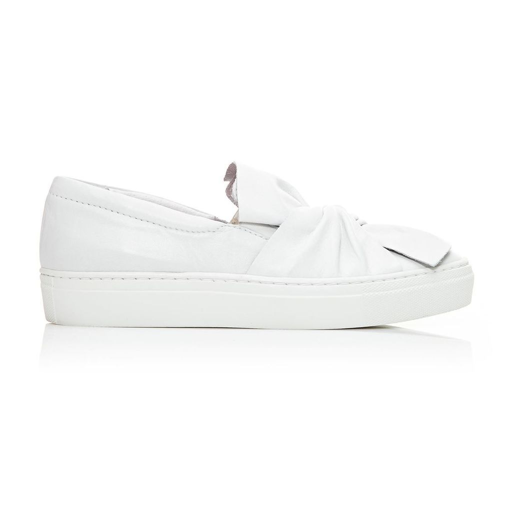 Moda in Pelle Annie White Low Leisure Shoes