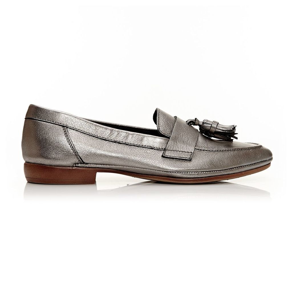 Moda in Pelle Erine Pewter Flat Casual Shoes