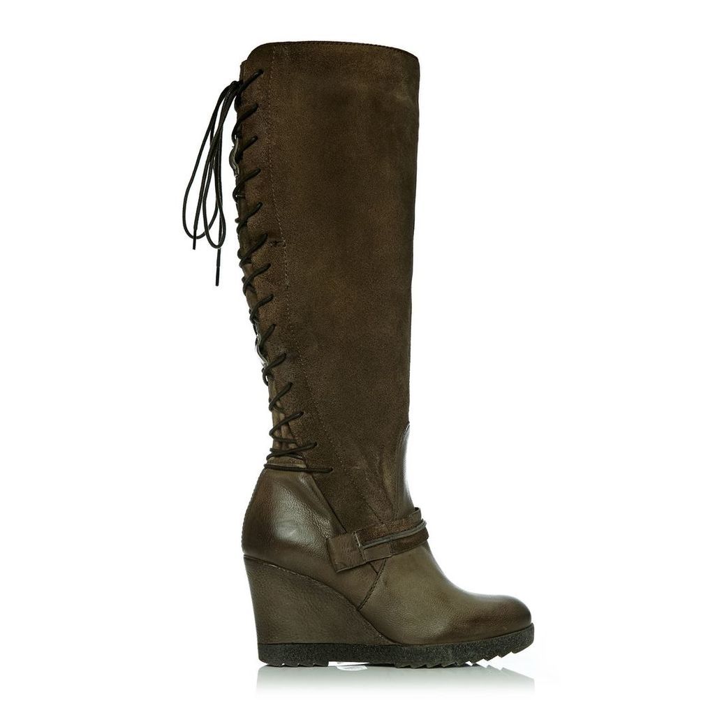 Moda in Pelle Beami Taupe High Casual Long Boots