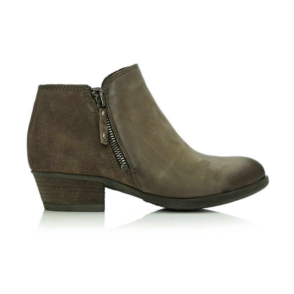Moda in Pelle Besti Taupe Low Casual Short Boots