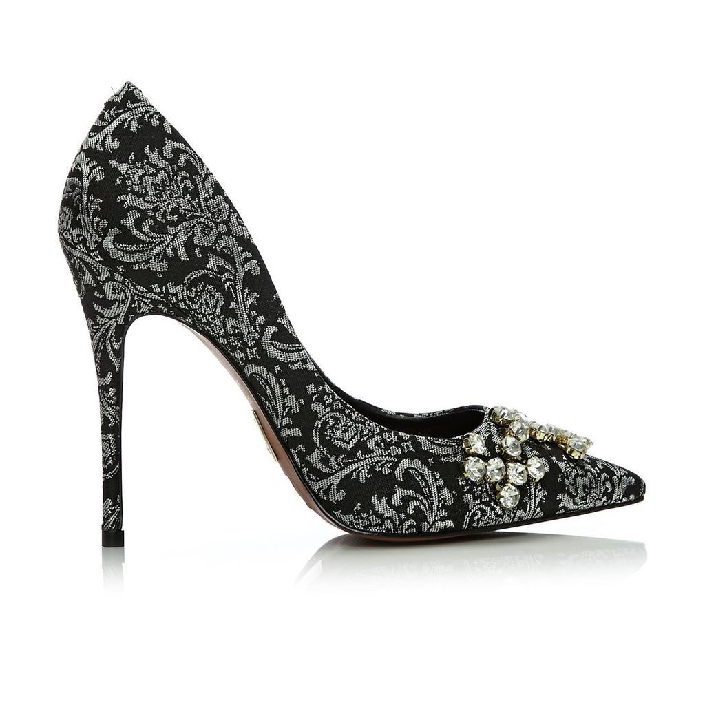Moda in Pelle Camala Pewter Very High Occasion Shoes