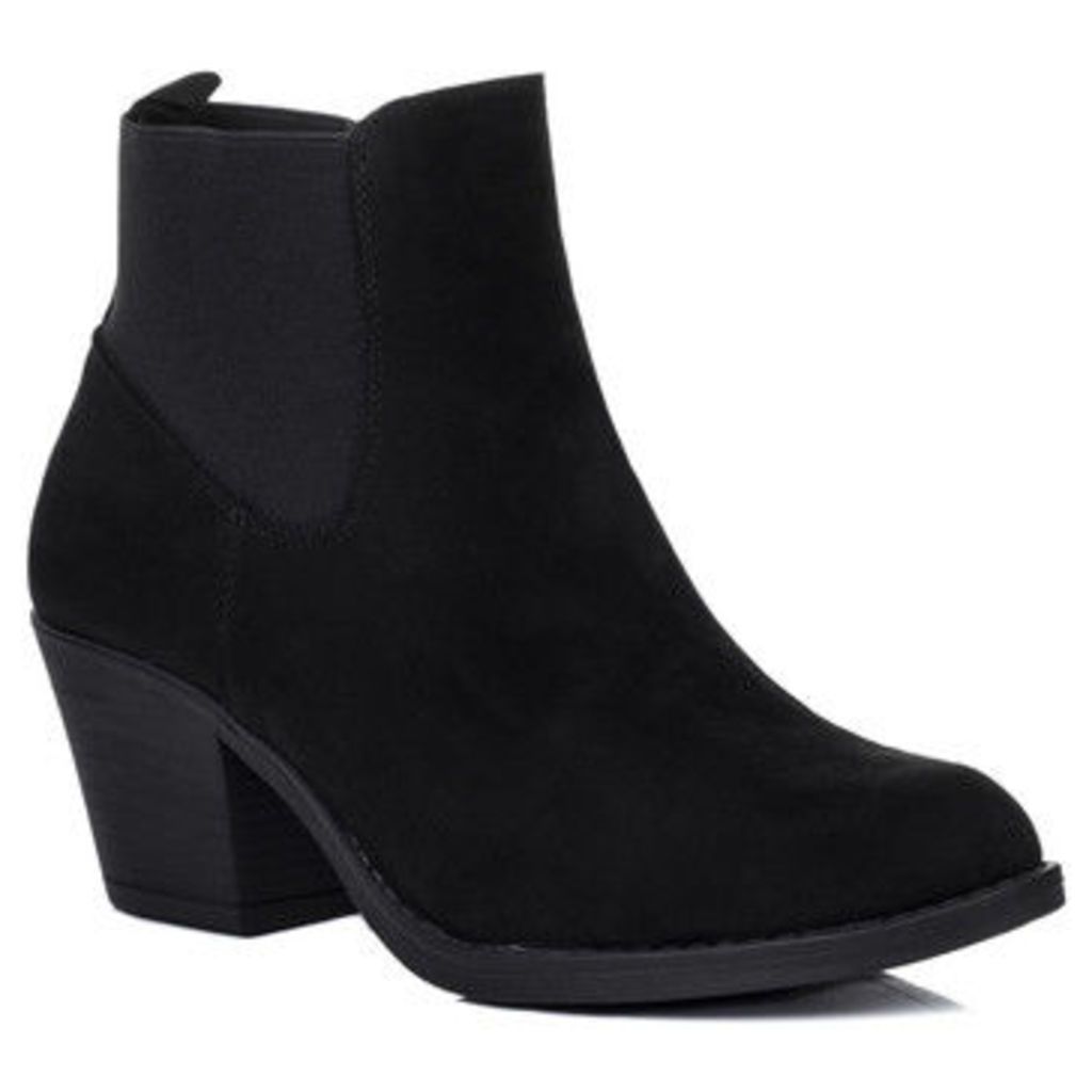 Spylovebuy  Longsheng  women's Low Ankle Boots in Black