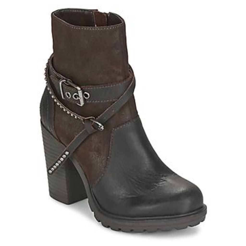 SANDER  women's Low Ankle Boots in Brown
