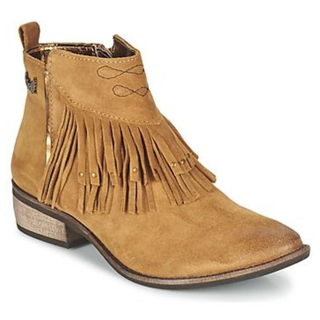 WESTY  women's Low Ankle Boots in Brown