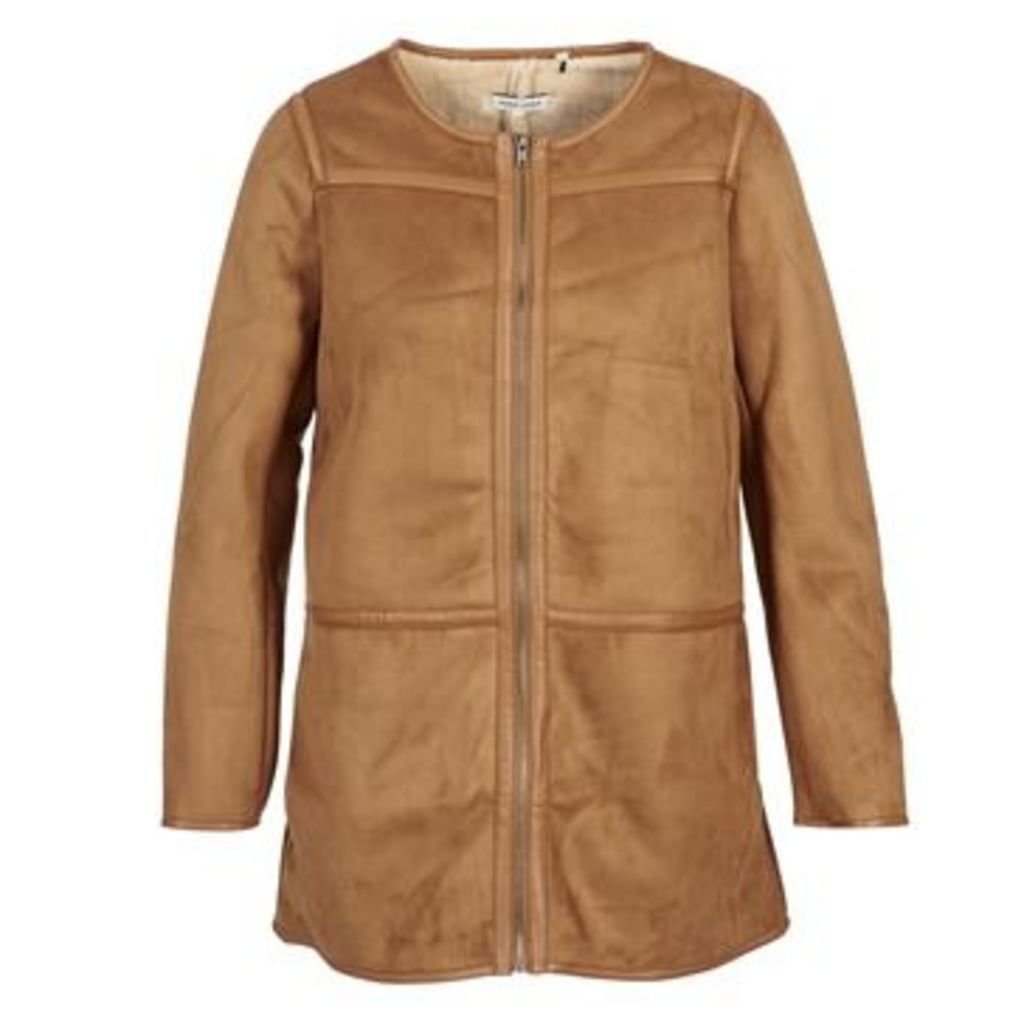 BYANCA  women's Coat in Brown