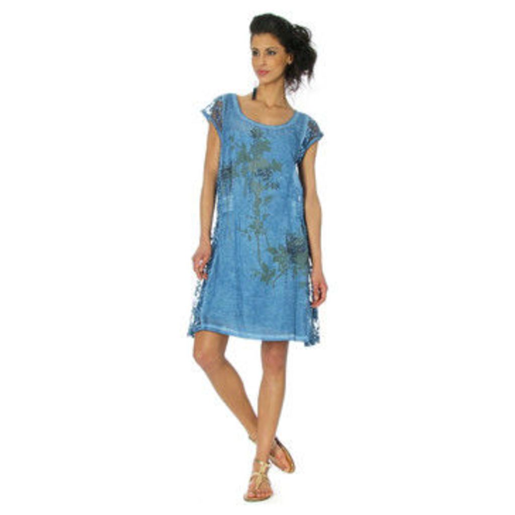 Angels Never Die  Dress JANUARY  women's Dress in blue