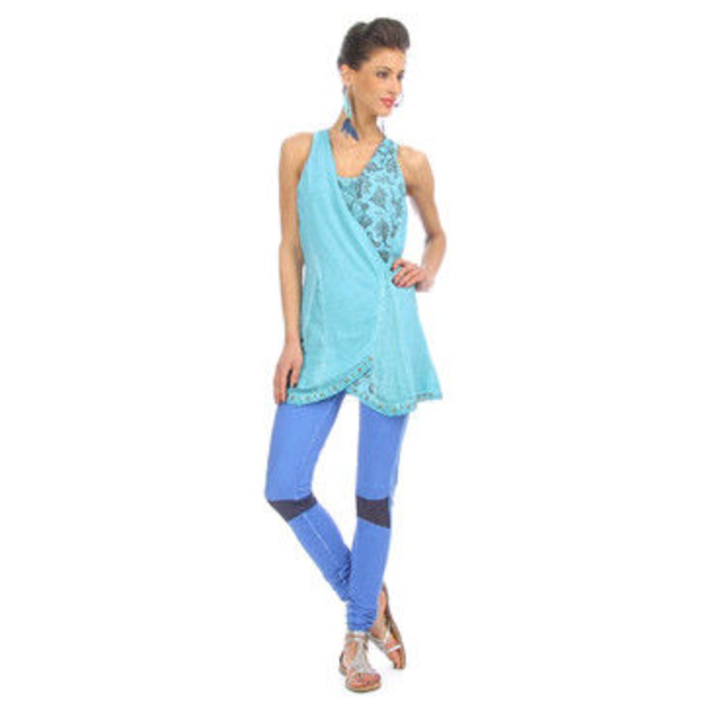 Angels Never Die  Tunic LEIGH  women's Tunic dress in blue