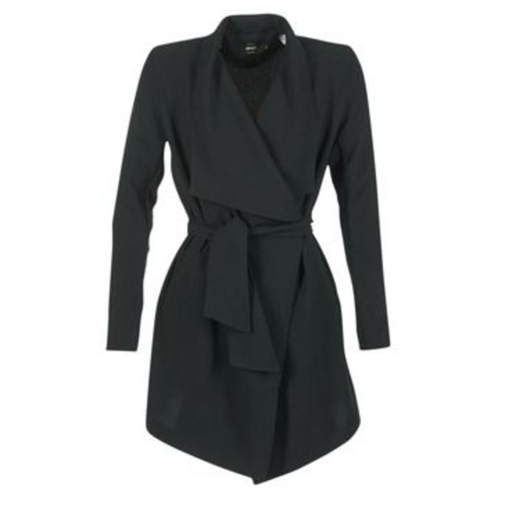 Only  RUNA  women's Trench Coat in black