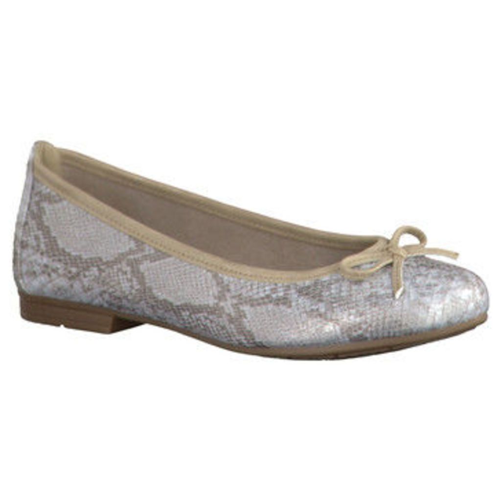 Jana  Soft Line Ladies Ballerina Shoe  women's Shoes (Pumps / Ballerinas) in gold