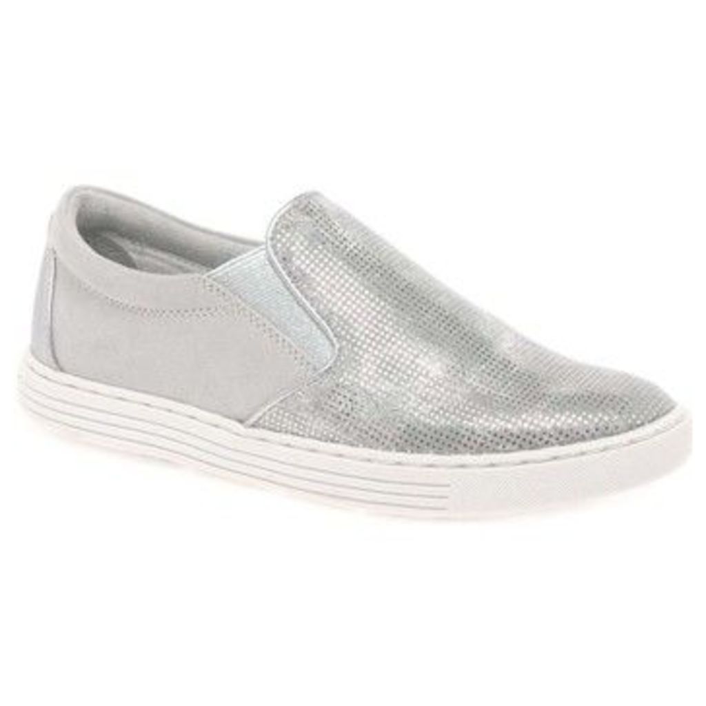Marco Tozzi  Adamson Womens Casual Trainers  women's Slip-ons (Shoes) in Silver