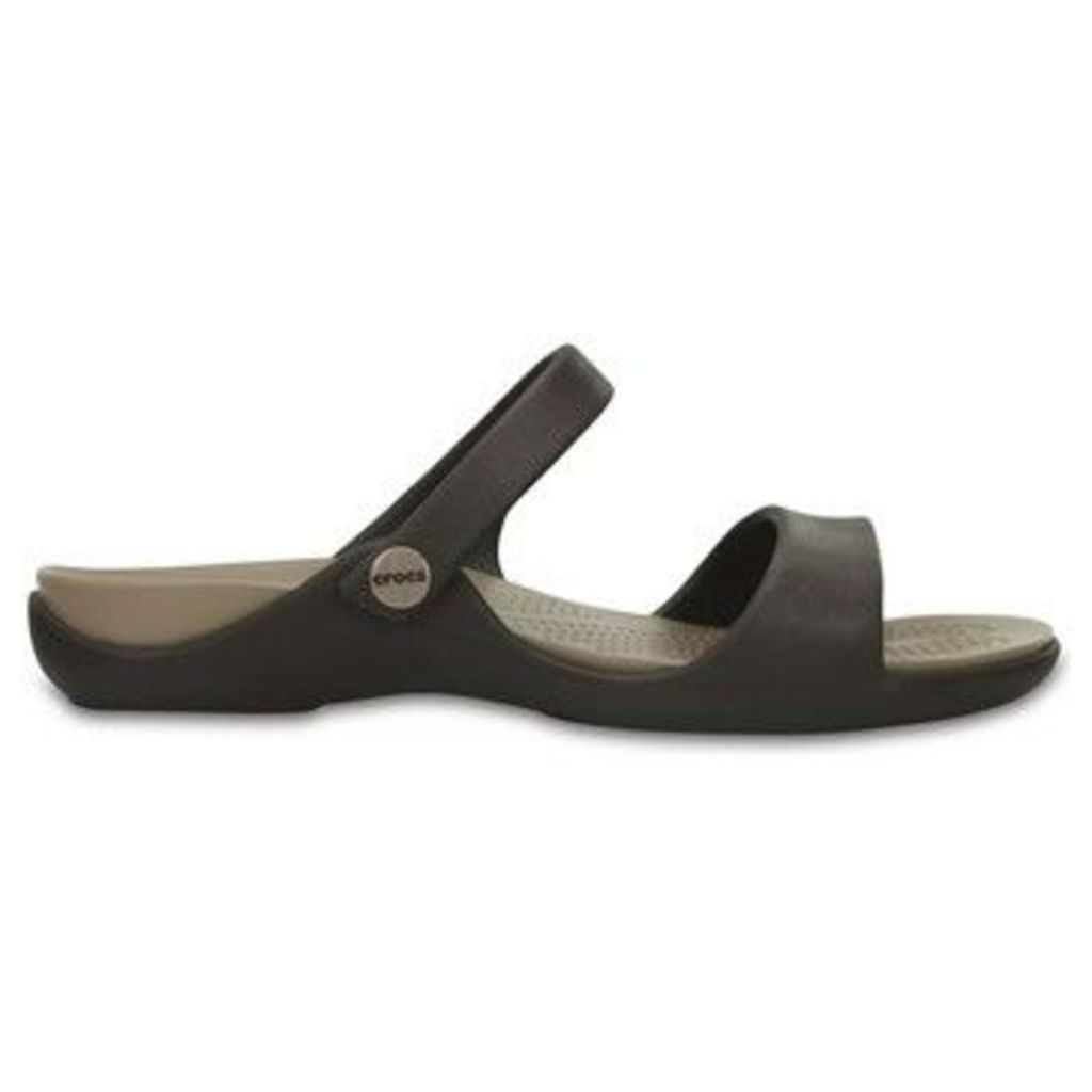 Crocs  Cleo V Womens Casual Mules  women's Sandals in brown