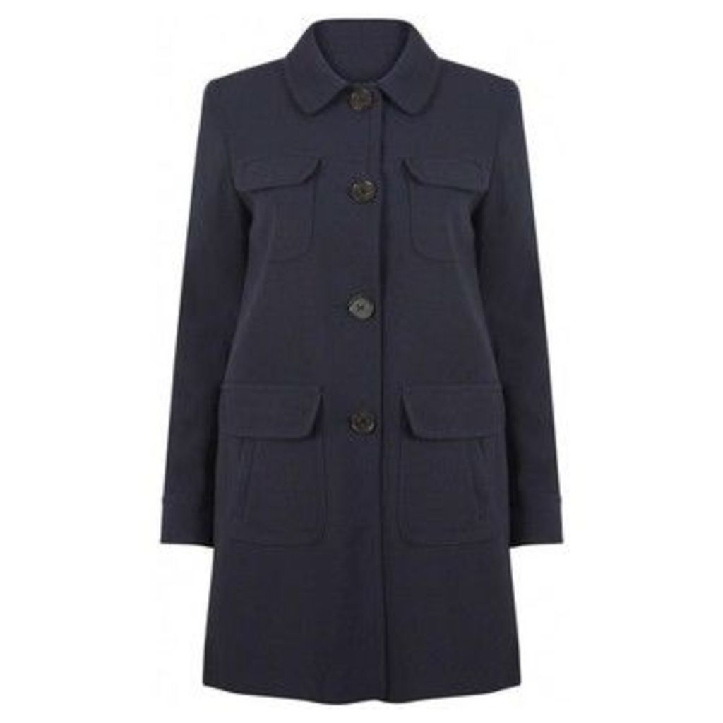 Anastasia  -Womens Navy Blue Spring Fashion Coat  women's Coat in blue