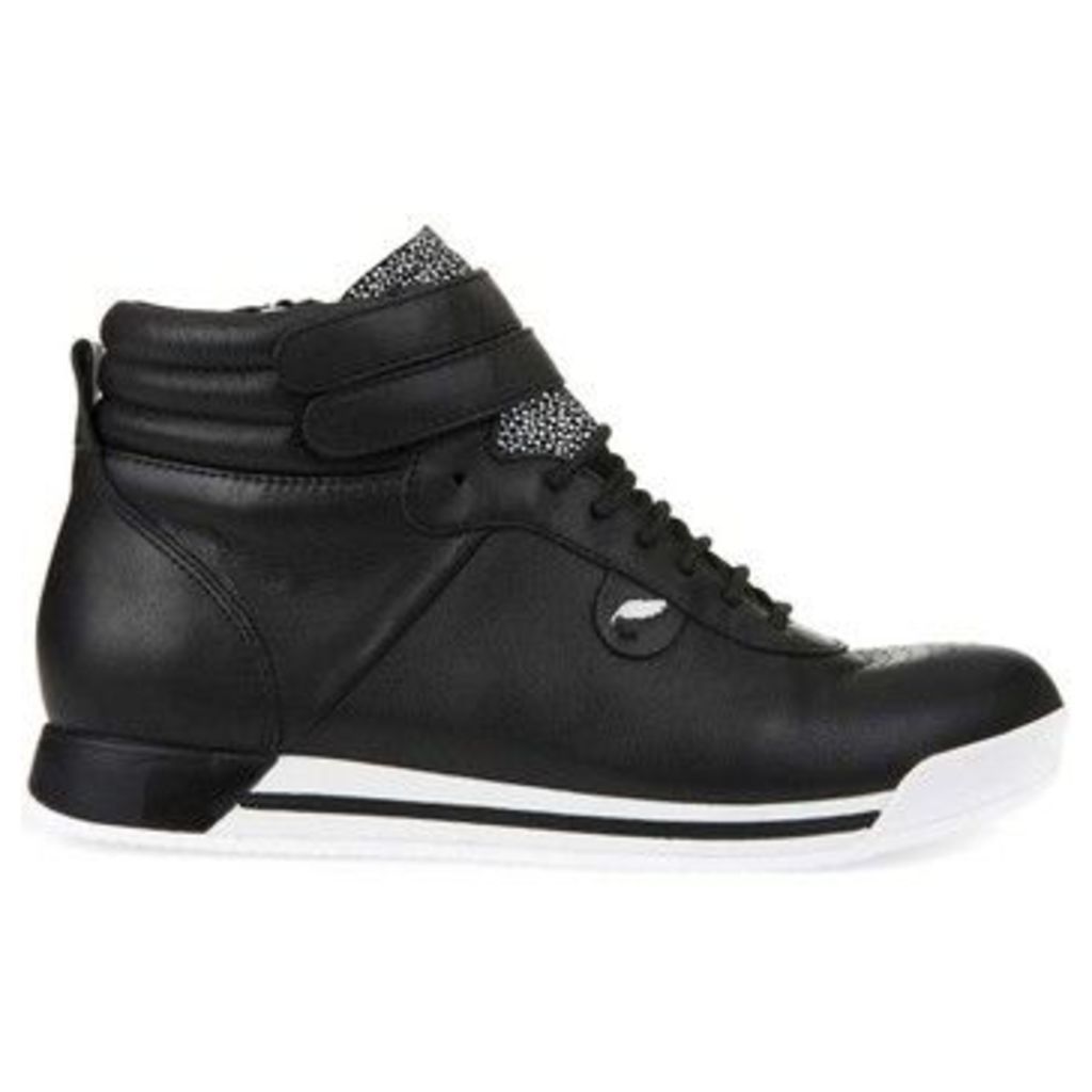 Geox  D724MB 00085 Sneakers Women Black  women's Walking Boots in black