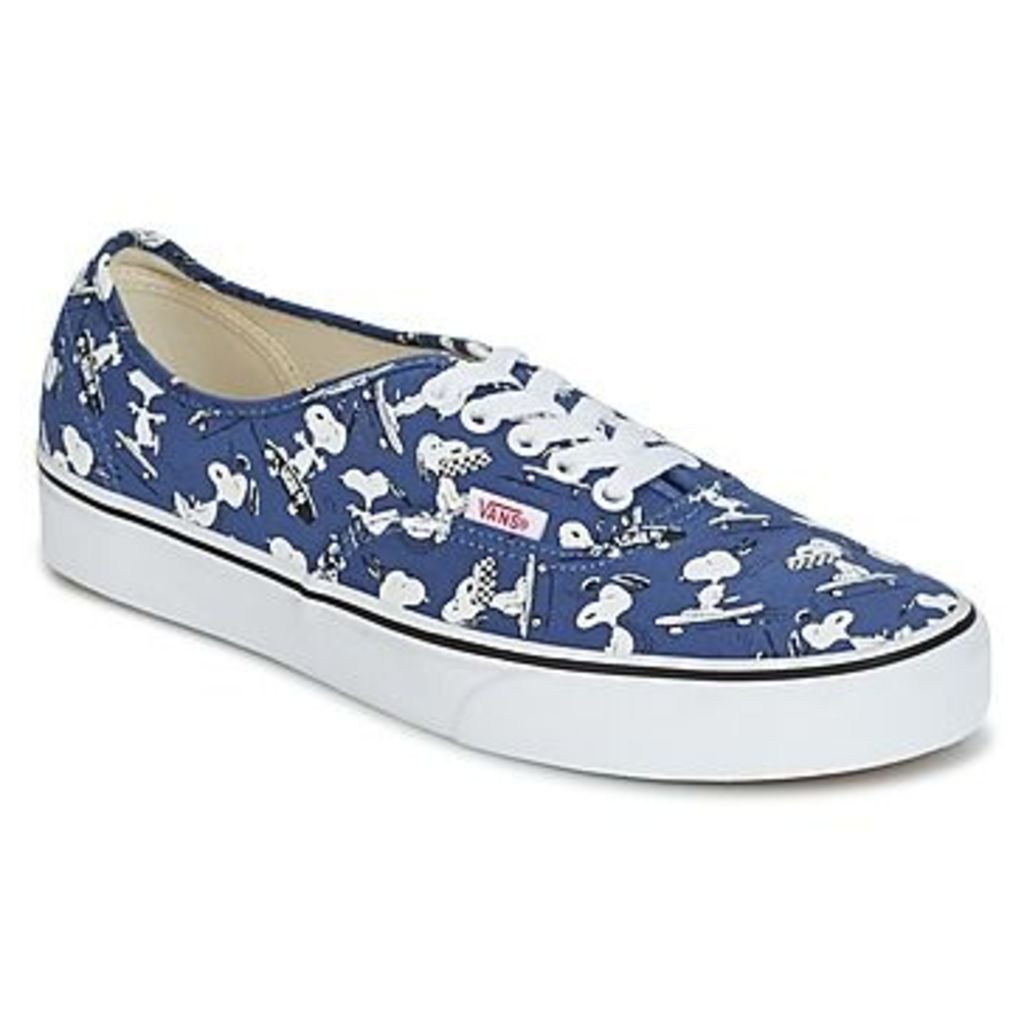 Vans  AUTHENTIC SNOOPY  women's Shoes (Trainers) in blue