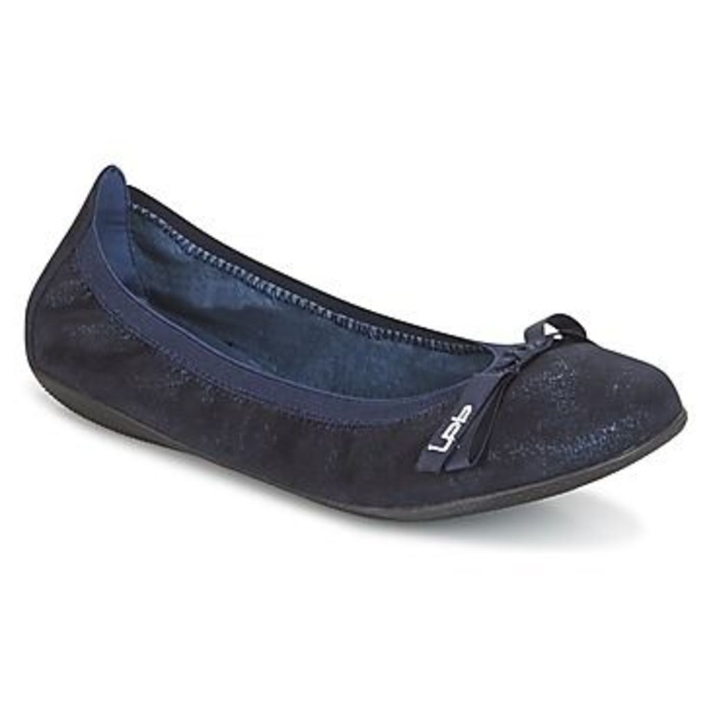 Les P'tites Bombes  ELLA VELOURS  women's Shoes (Pumps / Ballerinas) in blue