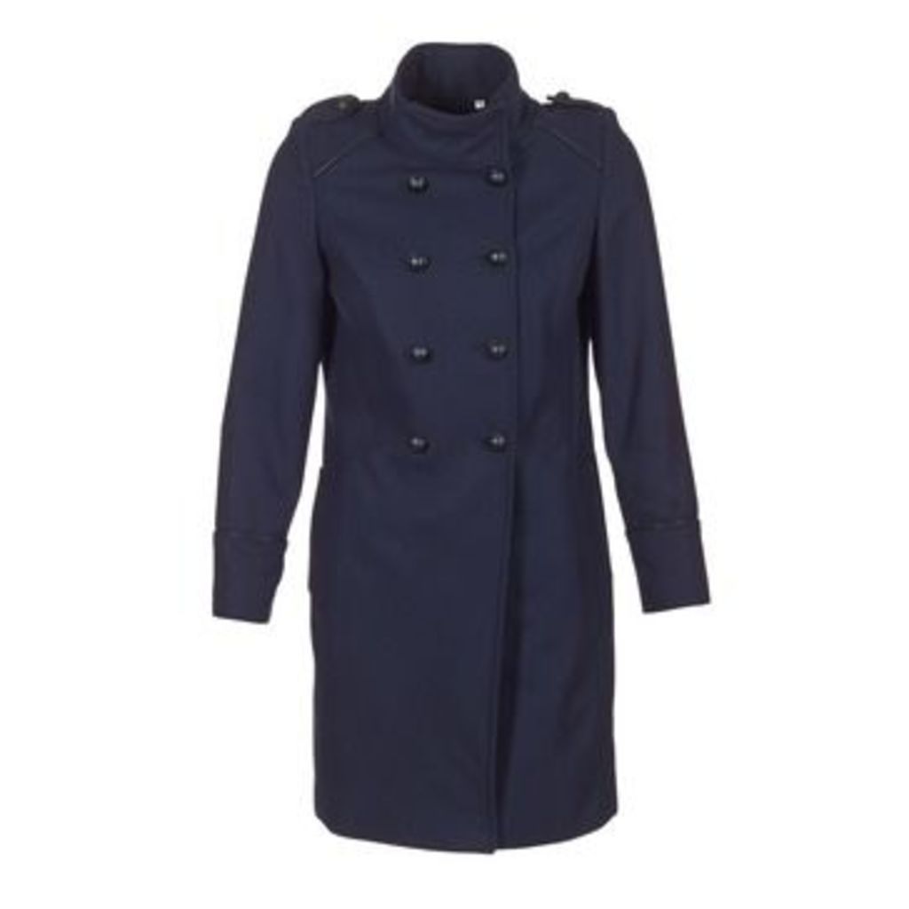 AMILIA  women's Coat in Blue