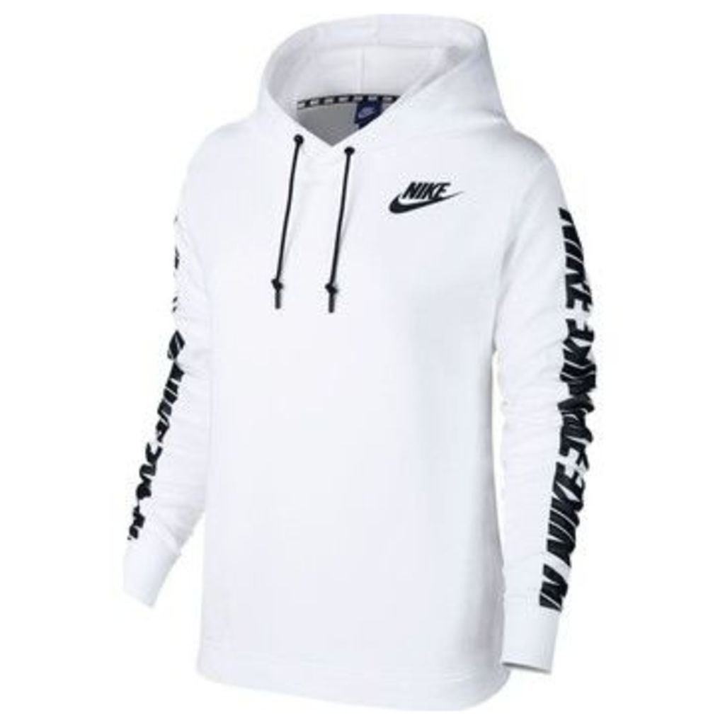 Nike  Women's  Sportswear Advance 15 Hoodie  women's Sweatshirt in white