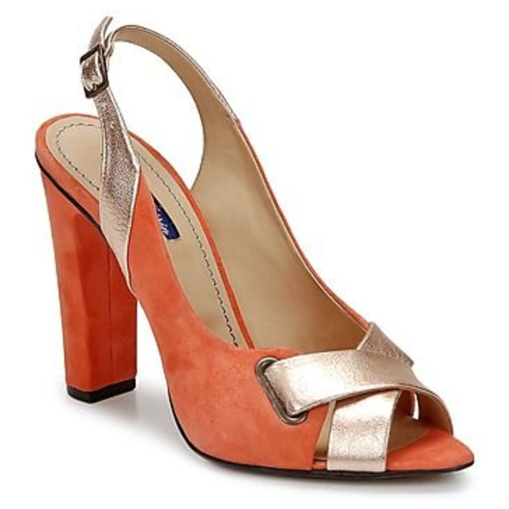 LABEL  women's Sandals in Orange