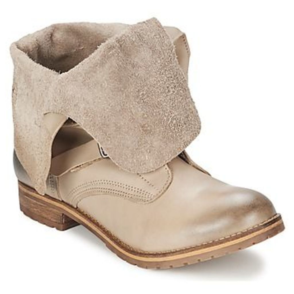 NYGACHON  women's Mid Boots in Beige