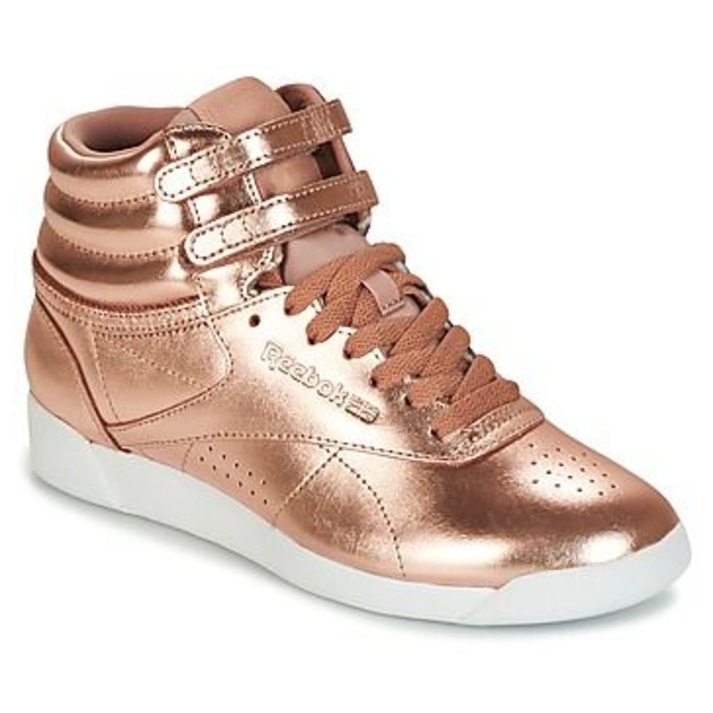F/S HI METALLIC  women's Shoes (High-top Trainers) in Gold