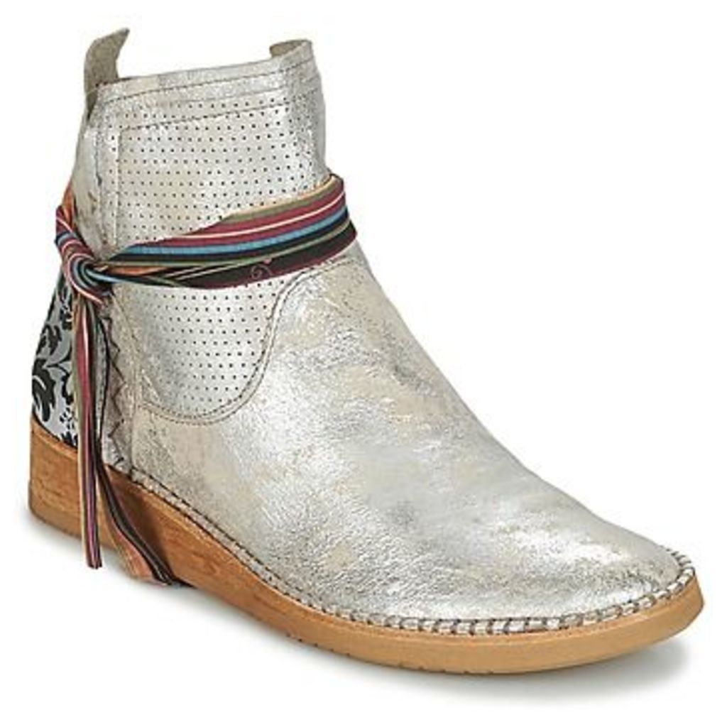 BRIGHT  women's Mid Boots in Silver