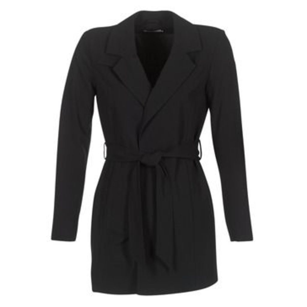 Only  DICTE RUNA  women's Trench Coat in Black