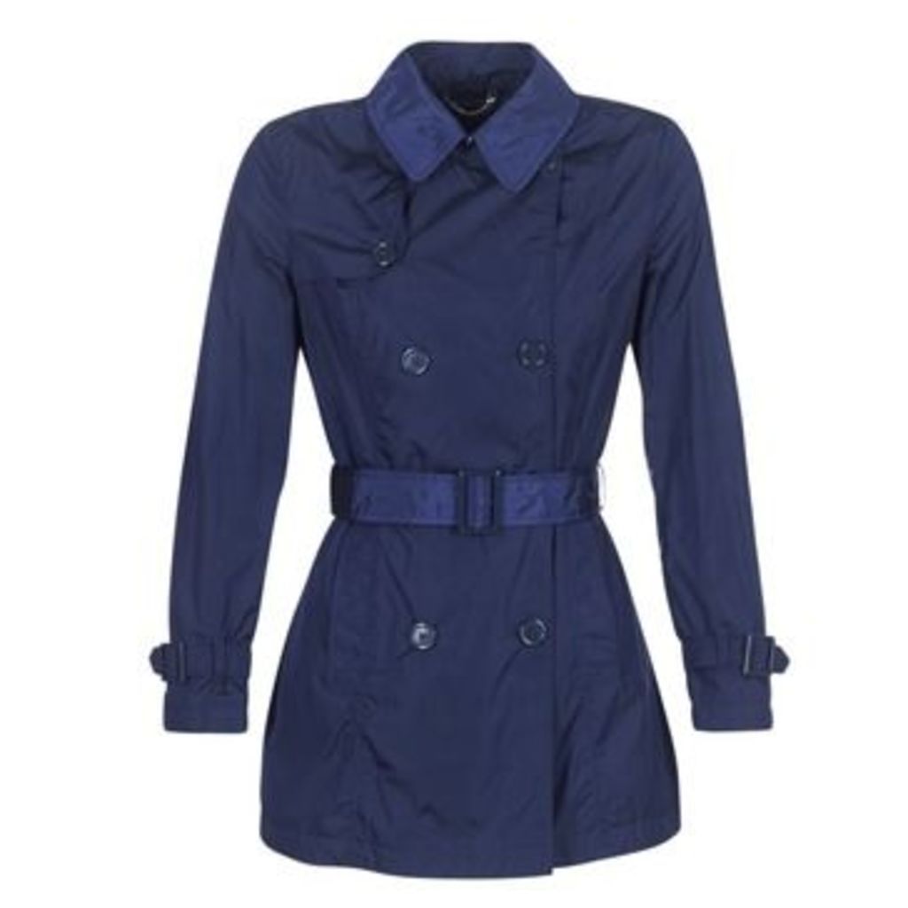 NEKSAMA  women's Trench Coat in Blue