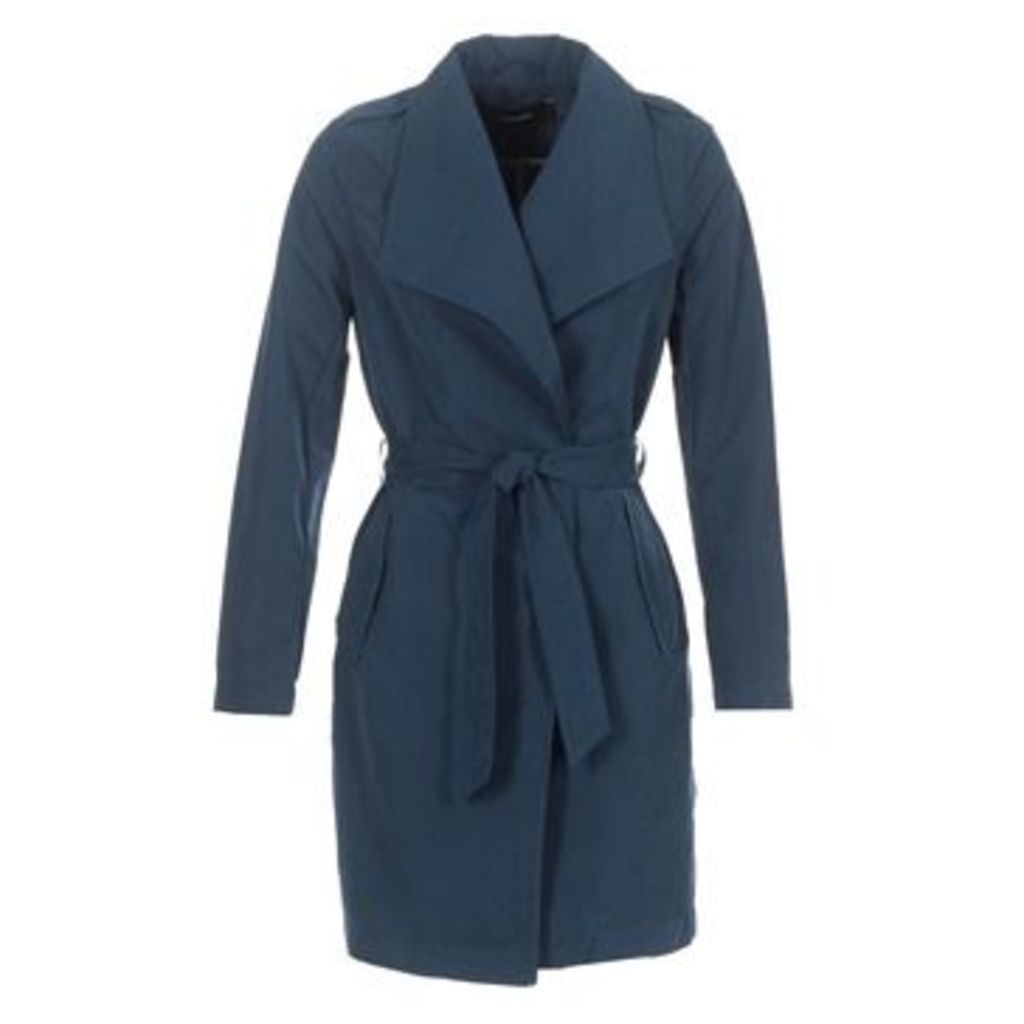 Vero Moda  VMELINAS  women's Trench Coat in Blue