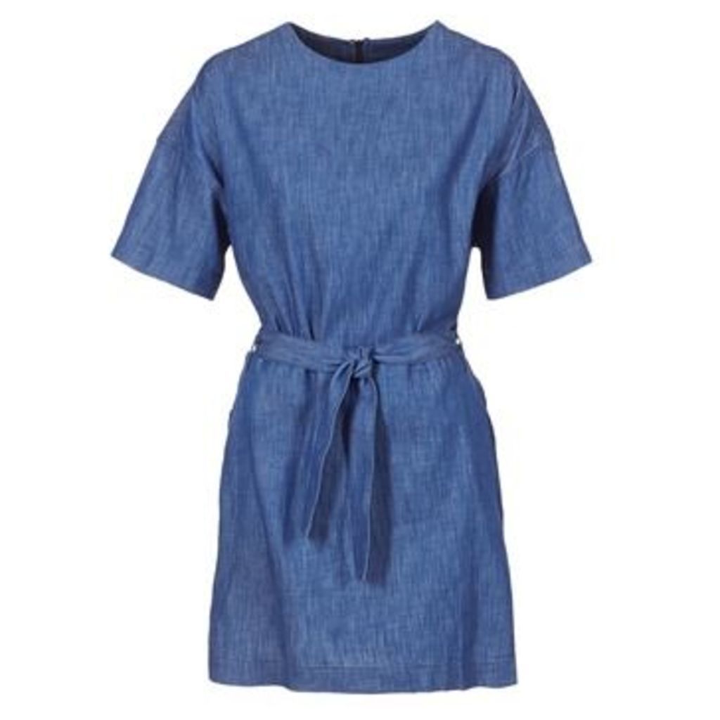 DELINE SHIRT DRESS S/S  women's Dress in Blue