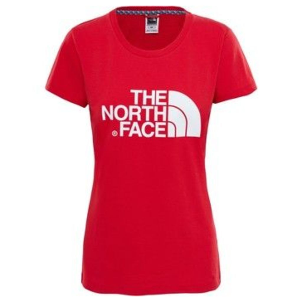 W S/S EASY TEE - RED  women's T shirt in Red