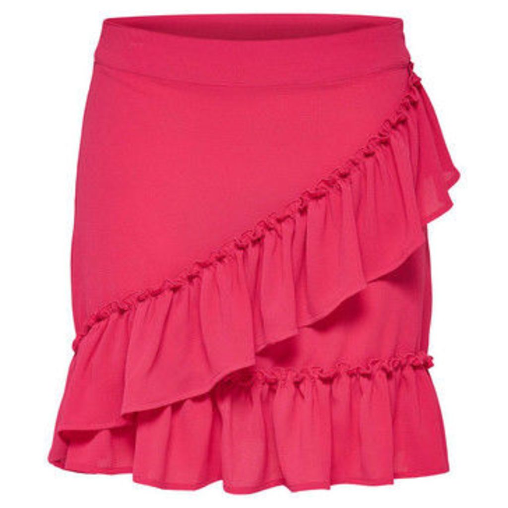 FALDA  onlNOVA WRAP SKIRT SOLID LUX WVN  women's Skirt in Pink