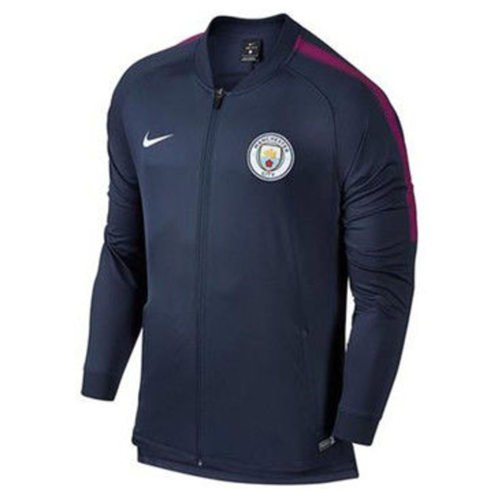 Nike  2017-2018 Man City Core Trainer Jacket  women's Tracksuit jacket in Blue
