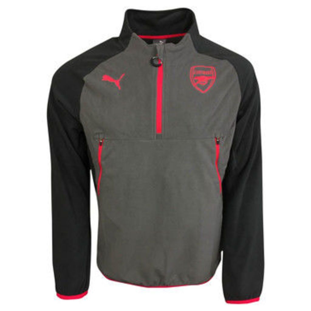 Puma  2017-2018 Arsenal Training Fleece (Steel)  women's Fleece jacket in Grey